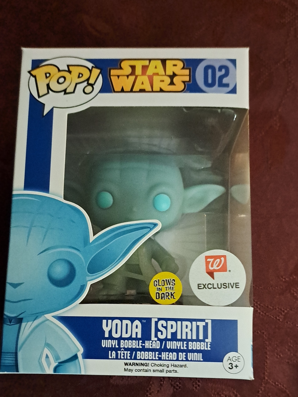 Yoda (SPIRIT) Funko Pop (Star Wars) Bobblehead Glows In The Dark